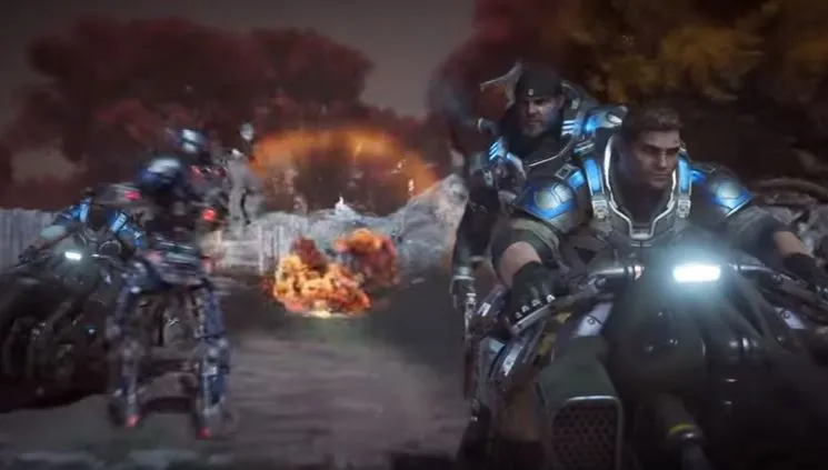 ESPECIAL Marcus y JD, durante una batalla en Gears of War 4