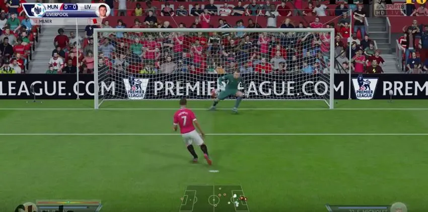 ESPECIAL En FIFA 16 ya era posible elegir el tipo de tiro que se quería realizar