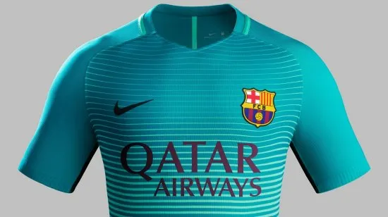 @FCBARCELONA_ES Camiseta culé con los dos tonos de verde