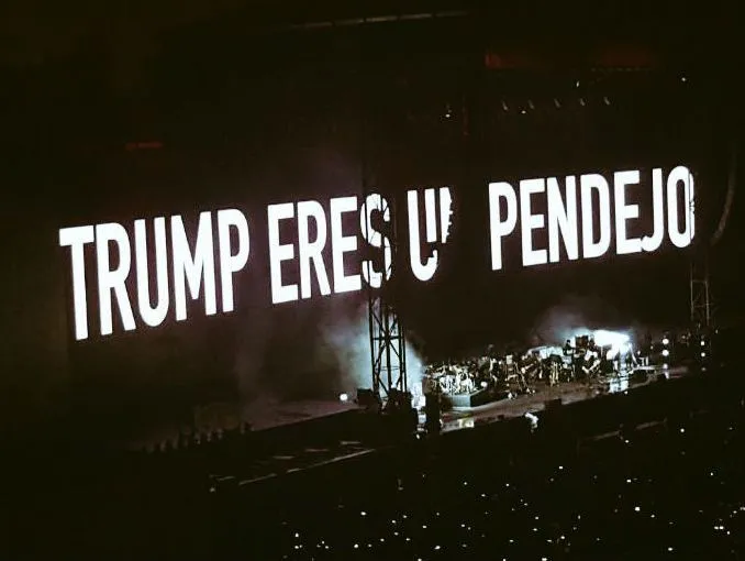Roger Waters arremete contra Trump en su concierto de México