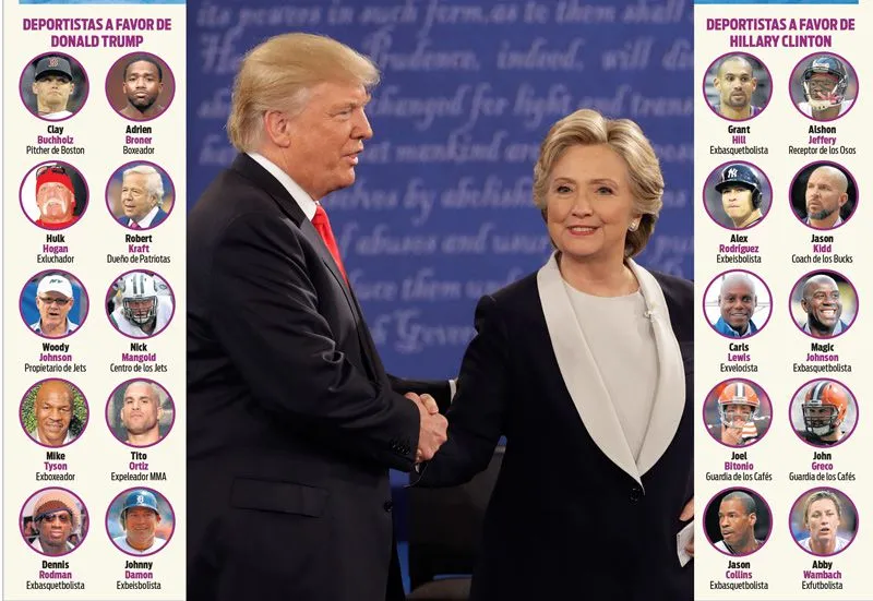 RRÉCORD Deportistas que apoyan a los candidatos