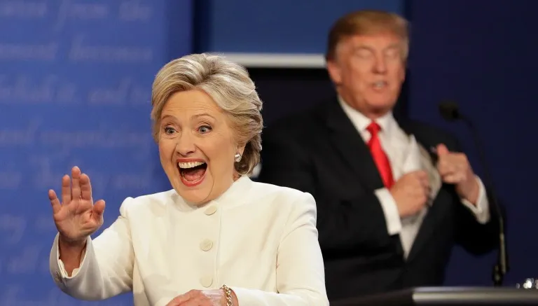 Hillary Clinton despué del debate