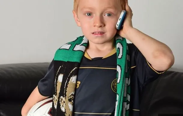 ESPECIAL El pequeño aficionado se sentía en deuda con el Celtic