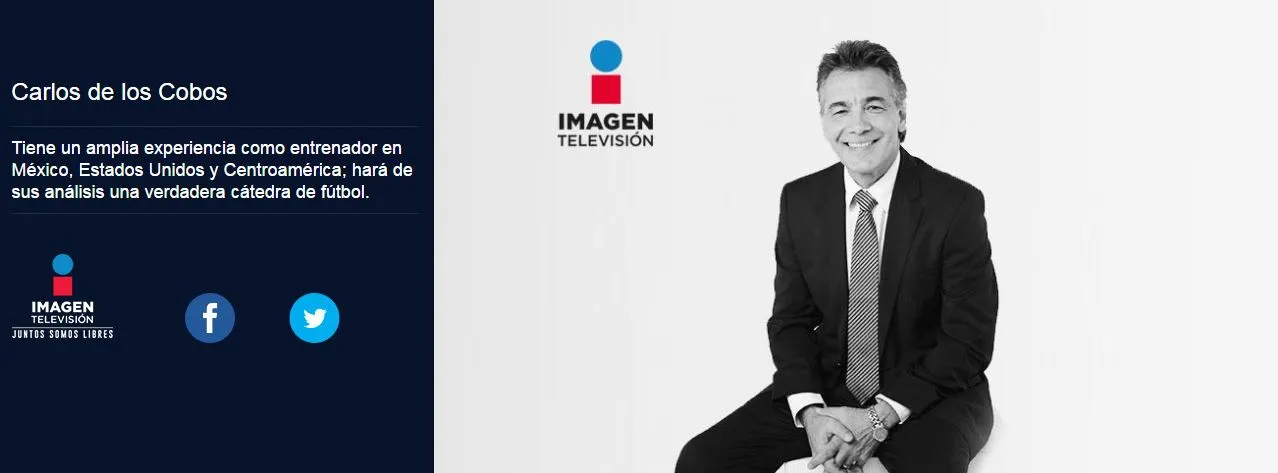 Carlos de los Cobos, nuevo analista de ImagenTV