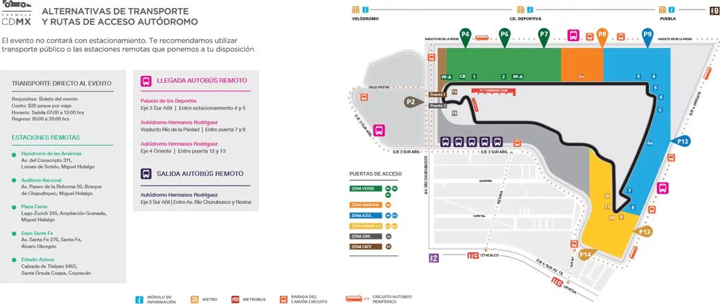 Ruta de autobuses especializados