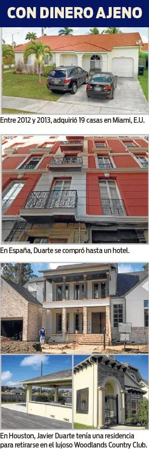 RÉCORD Propiedades que compró Javier Duarte