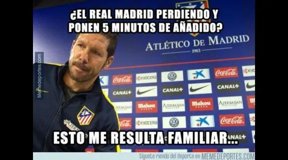 ESPECIAL Diego Simeone se queja del tiempo agregado