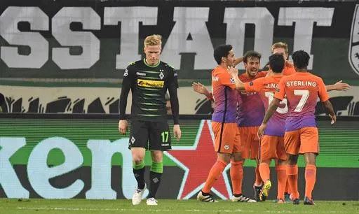 AP Manchester City Celebrando anotación del 'Chino'