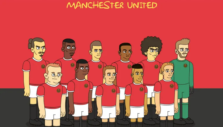 Titulares del Manchester United
