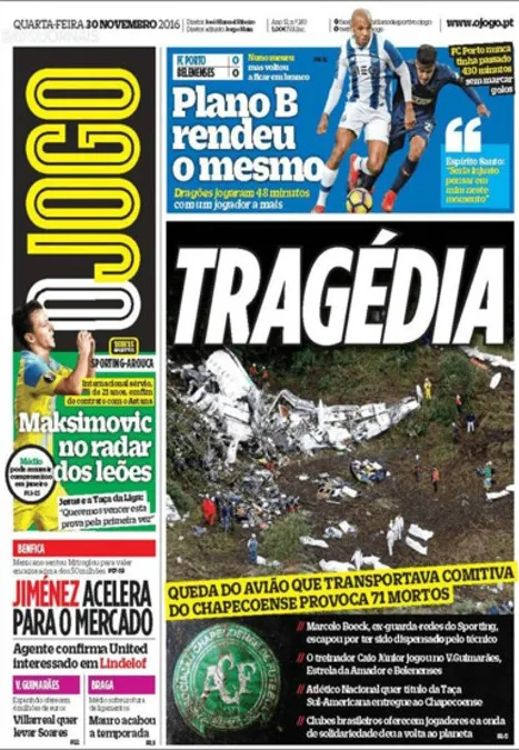 O JOGO Como una "tragedia" catalogaron en Portugal
