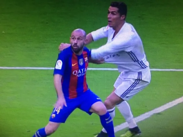 Jalón de Mascherano sobre Cristiano Ronaldo