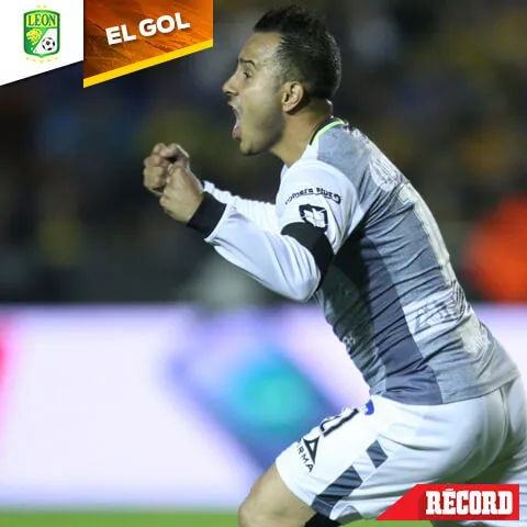 IMAGO7 Luis Montes celebra su gol frente a Tigres