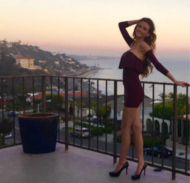 Alyssa Ramos durante uno de sus viajes