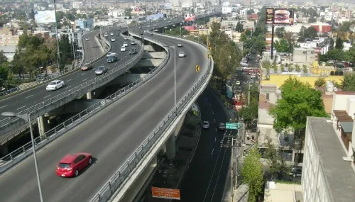ESPECIAL Foto del segundo piso de Periférico cerca de Barranca del Muerto
