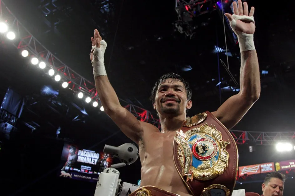 Pacquiao tras la pelea con Bradley