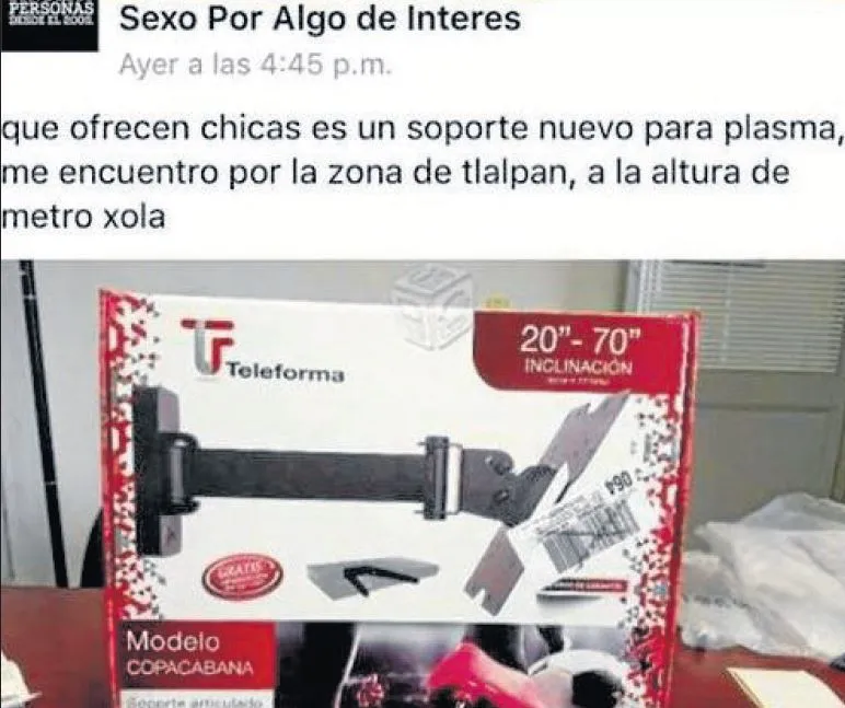 ESPECIAL Hombre ofrece soporte de TV a cambio de sexo