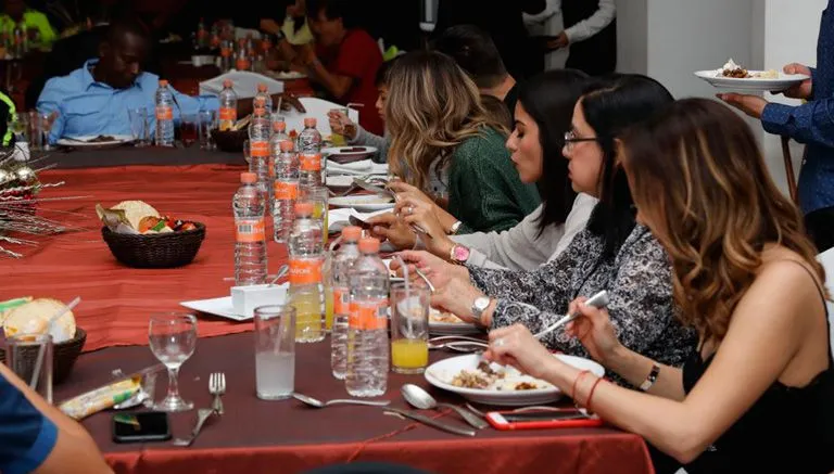 DANIEL GÁMEZ Las esposas de los futbolistas estuvieron presentes