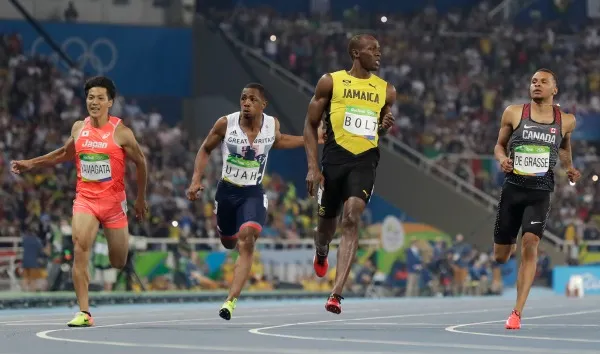 AP Bolt durante una de sus carreras en Río 2016