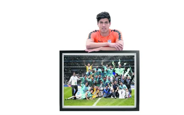 Gutiérrez posando para la lente de RÉCORD