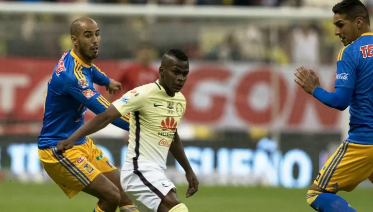 Darwin Quintero en la Final de Ida contra Tigres