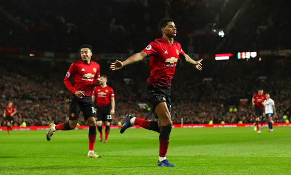 AP Rashford celebra gol ante Bournemouth