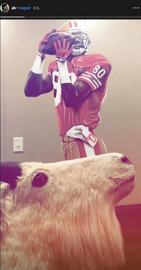 INSTAGRAM @AB Antonio Brown compartió una fotografía de Jerry Rice