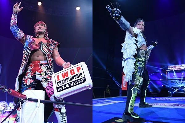 TWITTER @NJPW1972 Promocional de Tanahashi y Omega
