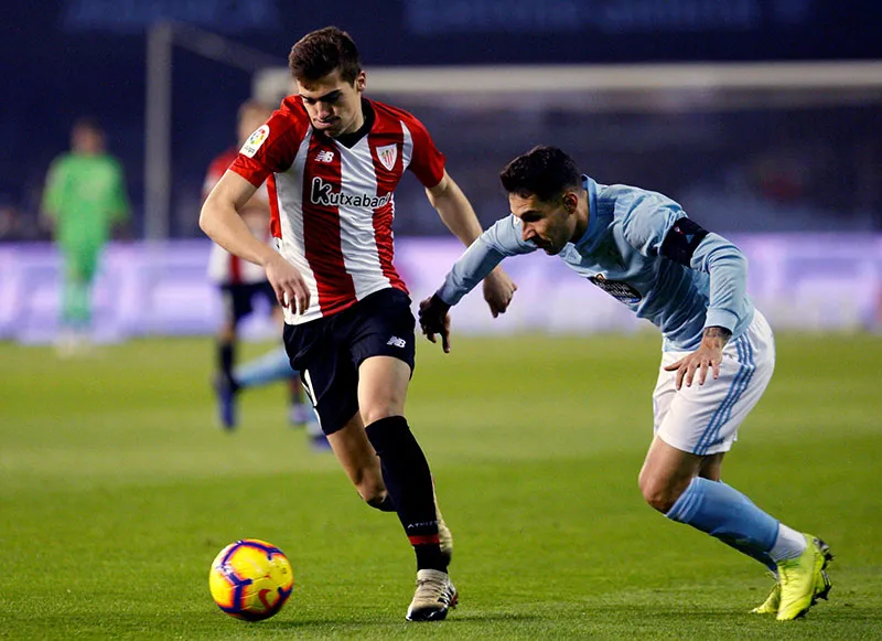 Acciones del encuentro entre Celta de Vigo y Athletic