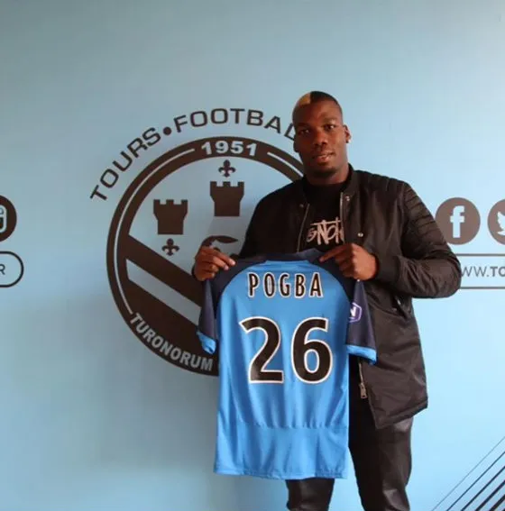 INSTAGRAM @MATHIASPOGBAOFFICIAL Mathias Pogba siendo presentado con el Tours FC