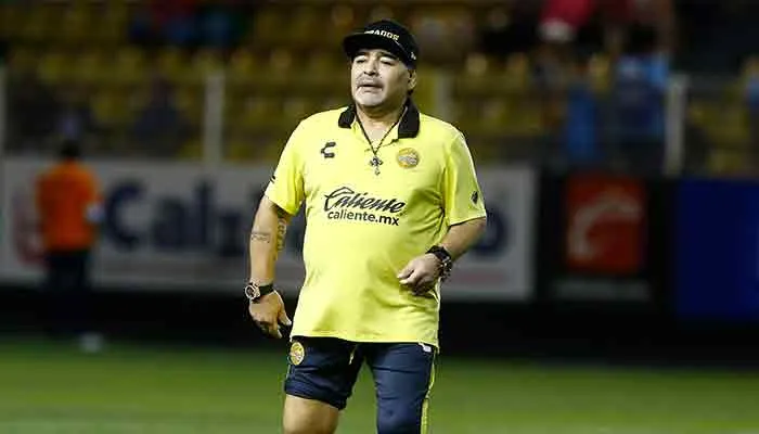 Maradona previo a un duelo de Dorados