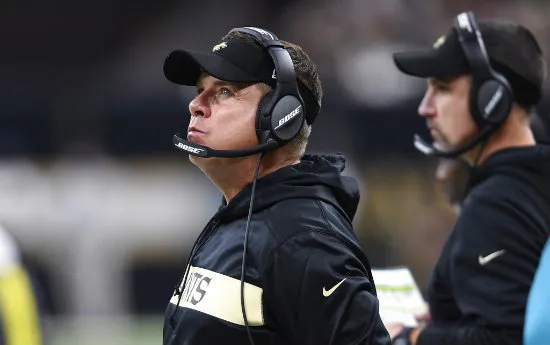 AP Sean Payton durante un partido de Saints