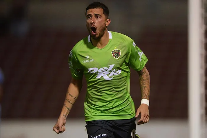 IMAGO7 Leonardo Pais festeja su gol contra Tampico Madero