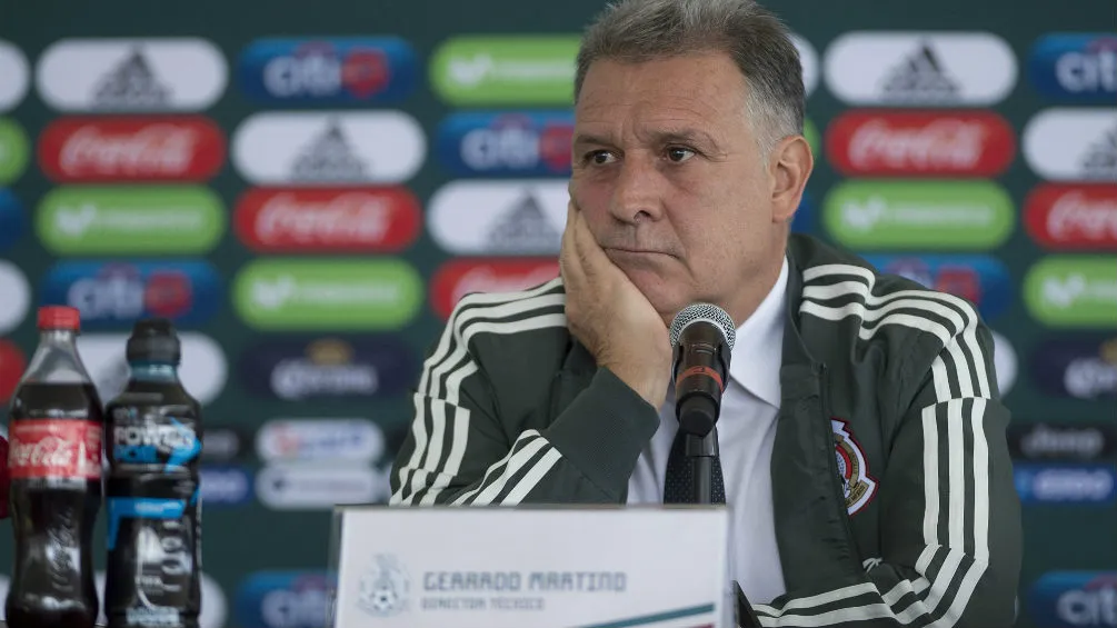 MEXSPORT Gerardo Martino durante su presentación como DT del Tri