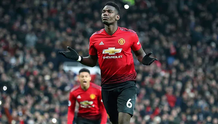 AP Pogba tras anotar con los Red Devils