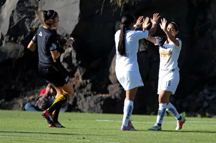 RICARDO FLORES Festejo del único gol de Pumas frente a Lobos BUAP