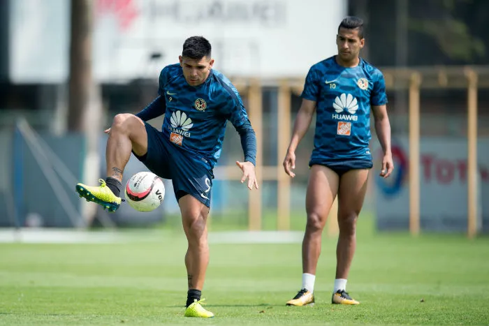 MEXSPORT Cecilio y Romero en entrenamiento con el América