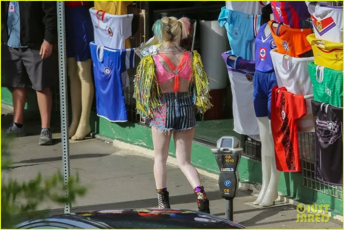 TWITTER @Saesee_Tiin Imágenes del rodaje de la película de Harley Quinn