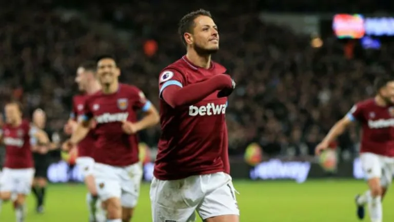 WHUFC.COM Javier Hernández celebra gol con el West Ham