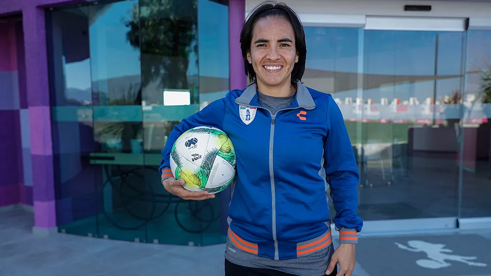 Mónica Ocampo recibió a RÉCORD en las instalaciones de la Universidad del Futbol, en Pachuca