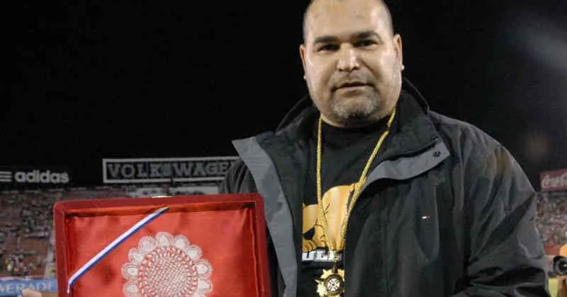 AP Chilavert durante un evento donde recordaron su trayectoria