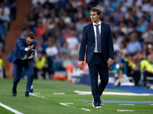 AP Lopetegui, desde el banquillo merengue
