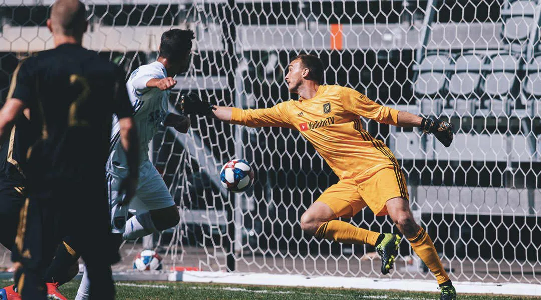 Un gol del San José durante el partido