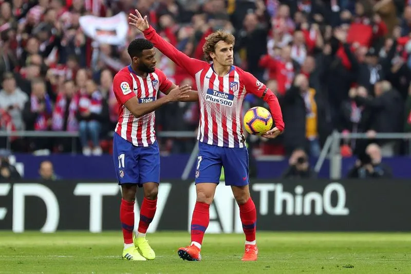 EFE Griezmann celebra su gol contra el Real Madrid