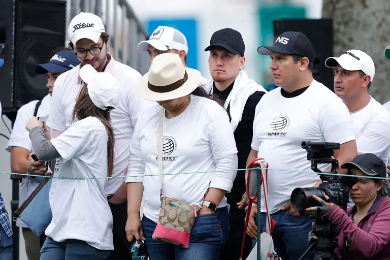 ERNESTO PÉREZ Marchesin y Castillo disfrutan del golf en México