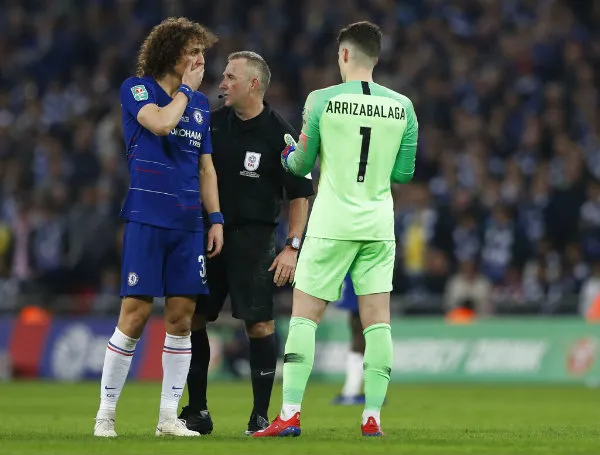 Kepa durante el partido contra Manchester City