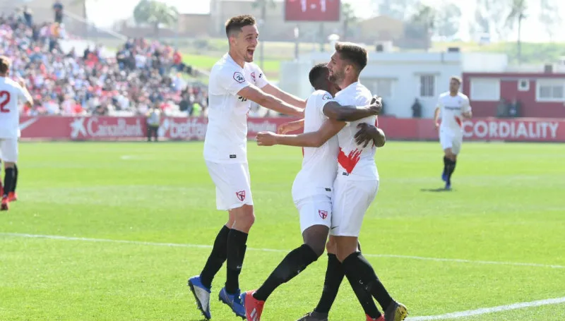 SEVILLA.ES Acción del juego Sevilla Atlético y CD Don Benito