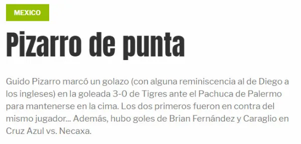 OLE.COM Nota de Olé