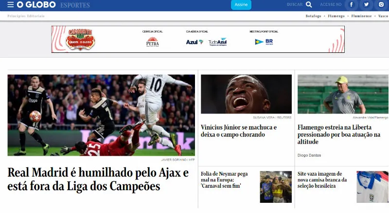 O'GLOBO Portada de O'Globo