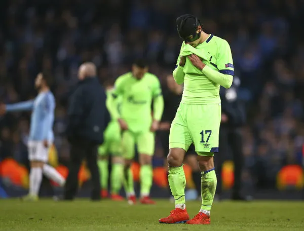 Benjamin Stambouli en lamento tras una anotación del City