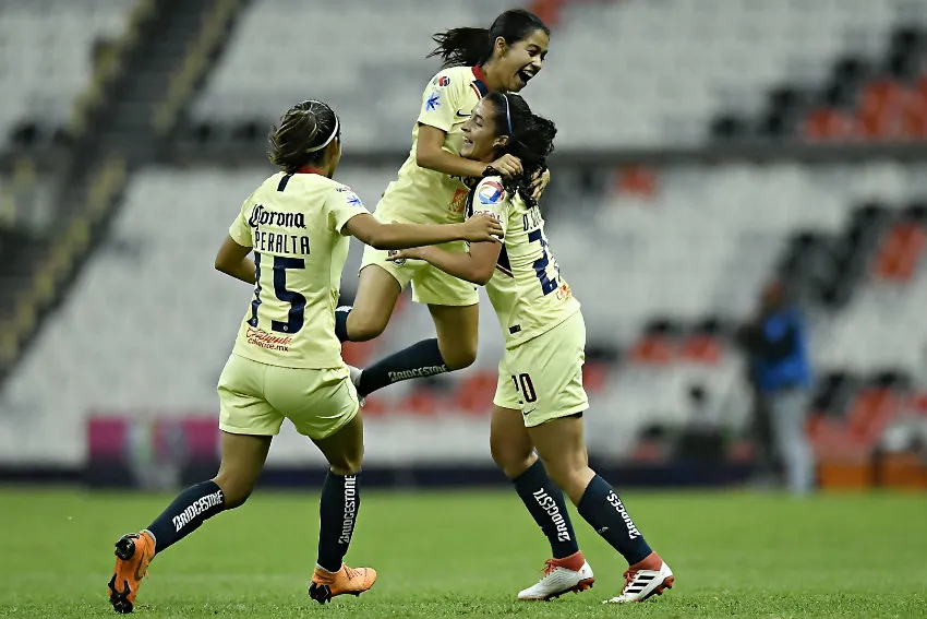 IMAGO7 América celebra victoria en la Liga MX Femenil
